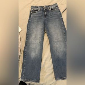 Size 4 old navy wide leg high rise jeans